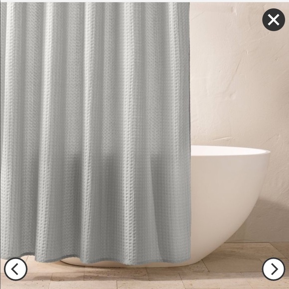 New Casaluna Waffle shower curtain - Picture 1 of 11